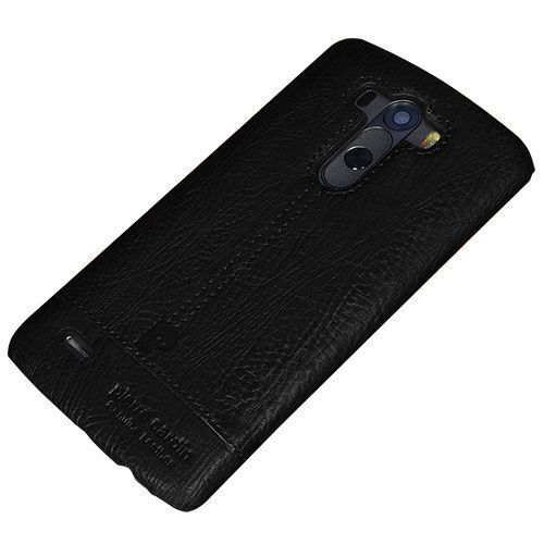 Pierre Cardin G3 ile Uyumlu Deri Arka Koruma Paneli Siyah PCL-P03