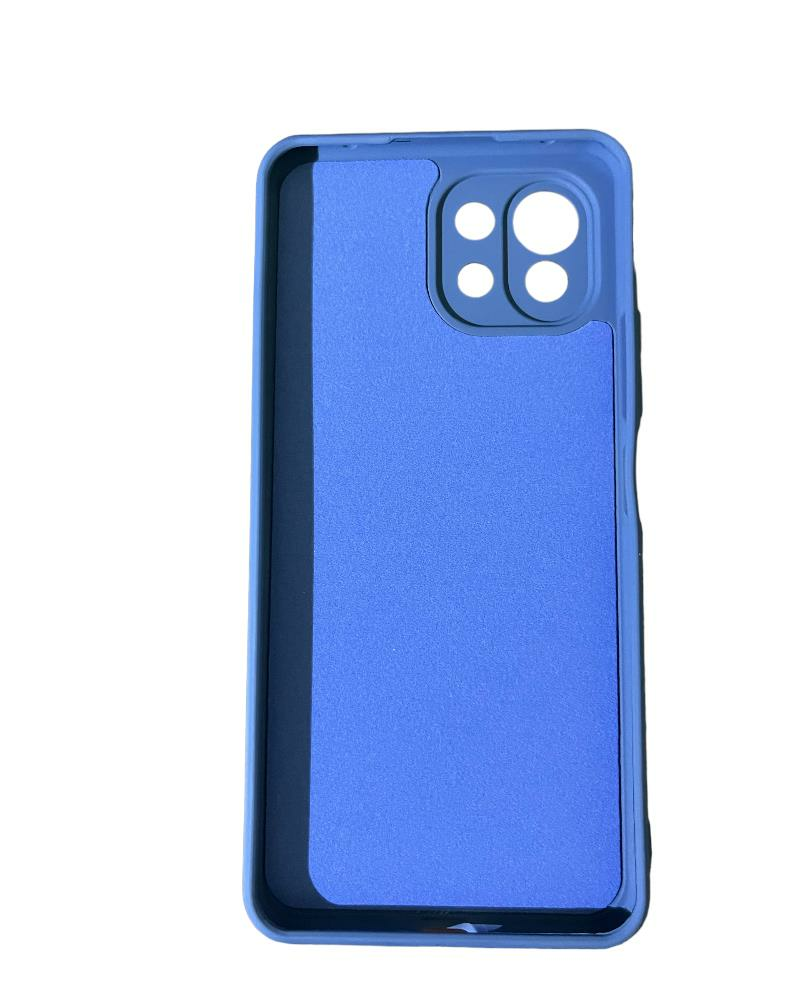 Mi 11 Lite ile Uyumlu Cappy Silikon Kılıf Lacivert