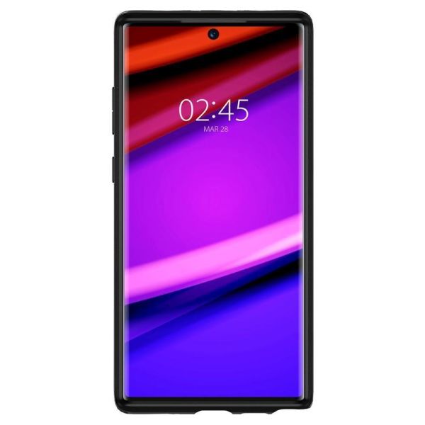 Spigen Galaxy Note 10 Plus ile Uyumlu Kılıf Neo Hybrid Shiny Black
