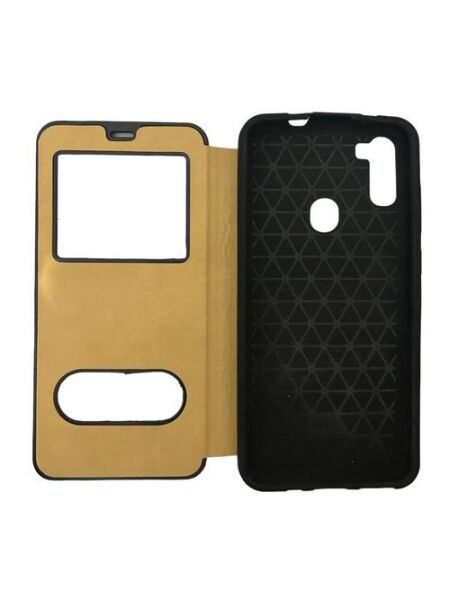 Jopus Galaxy M11 ile Uyumlu Premium Kapaklı Kılıf Mavi