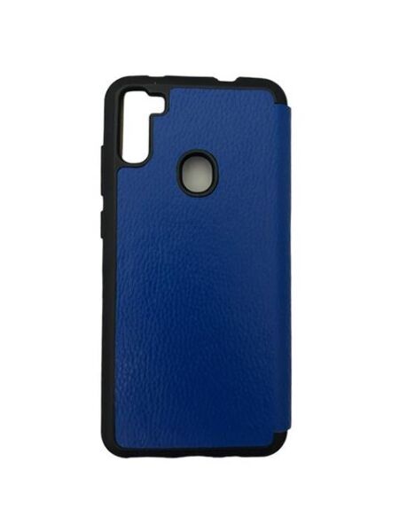 Jopus Galaxy M11 ile Uyumlu Premium Kapaklı Kılıf Mavi