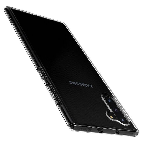 Spigen Galaxy Note 10 Plus ile Uyumlu Kılıf Liquid Crystal Crystal Clear