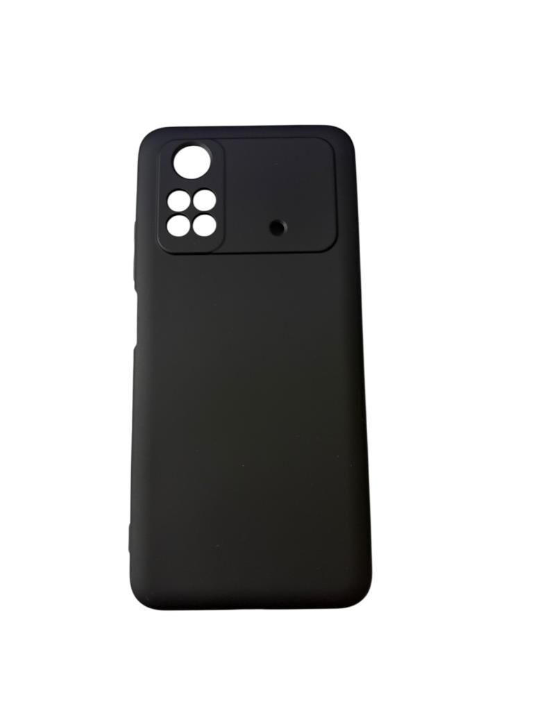 Poco M4 Pro ile Uyumlu Cappy Silikon Kılıf Siyah