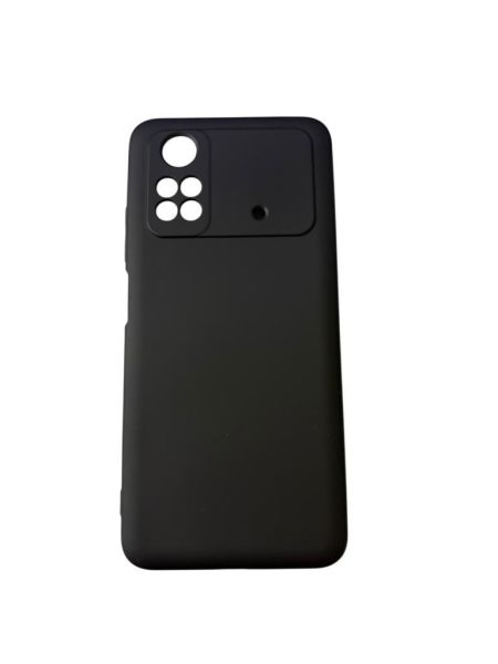 Poco M4 Pro ile Uyumlu Cappy Silikon Kılıf Siyah