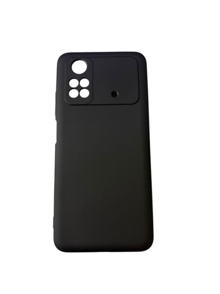 Poco M4 Pro ile Uyumlu Cappy Silikon Kılıf Siyah