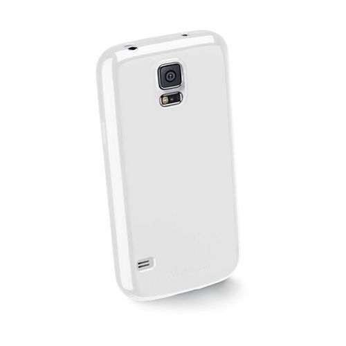 Cellular Line Galaxy S5 ile Uyumlu Shocking Silikon Kılıf Beyaz SHCKGALS5W