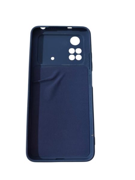 Poco M4 Pro ile Uyumlu Cappy Silikon Kılıf Lacivert