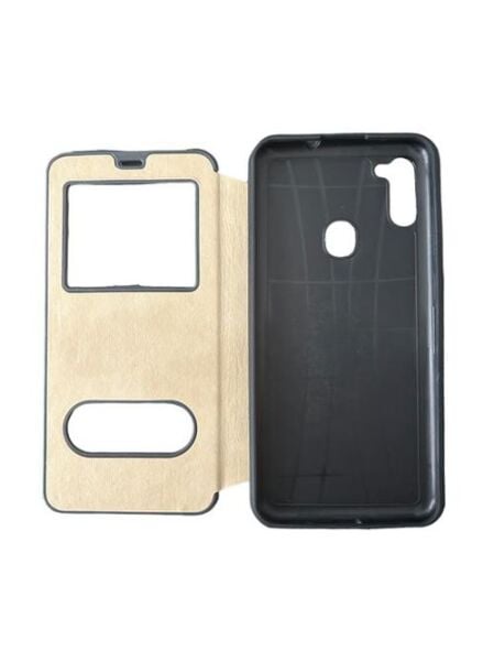 Jopus Galaxy M11 ile Uyumlu Premium Kapaklı Kılıf Koyu Kırmızı