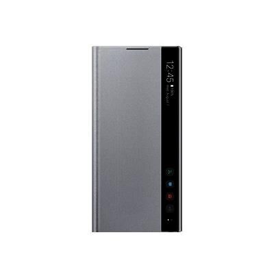 Galaxy Note 10 ile Uyumlu Clear View KılıfGümüş EF-ZN970CSEGWW