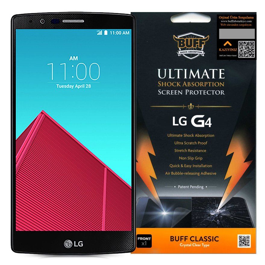 Buff G4 ile Uyumlu Darbe Emici Ekran Koruyucu Film