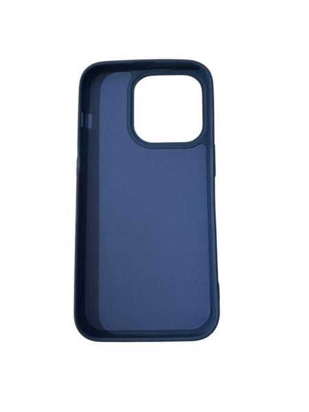 iPhone 14 Pro ile Uyumlu Cappy Silikon Kılıf Lacivert