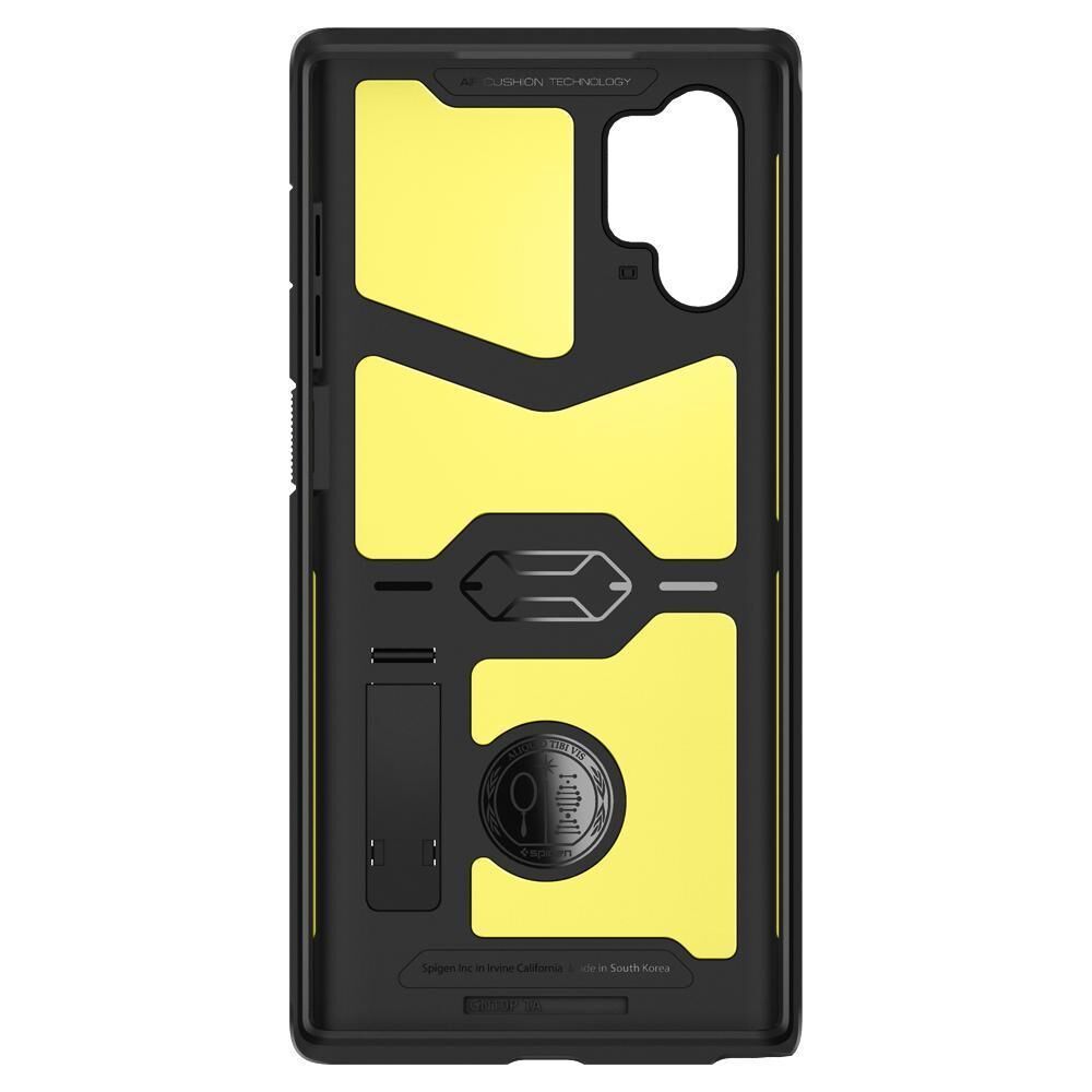 Spigen Galaxy Note 10 Plus ile Uyumlu Kılıf Tough Armor Black