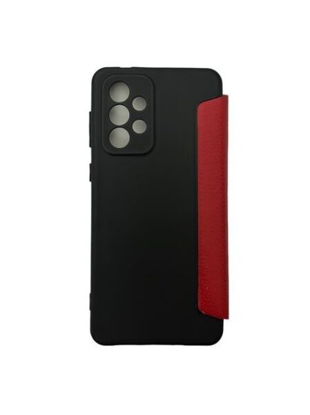 Jopus Galaxy A33 ile Uyumlu Premium Kapaklı Kılıf Kırmızı