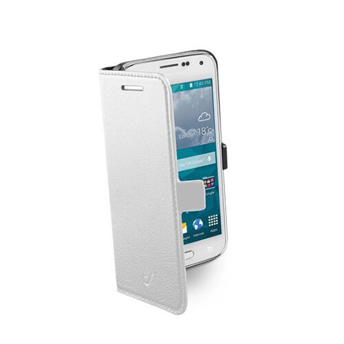 Cellular Line Galaxy S5 Mini ile Uyumlu Book Essential Kapaklı Kılıf Beyaz BOOKESSGALS5MINW (Out)