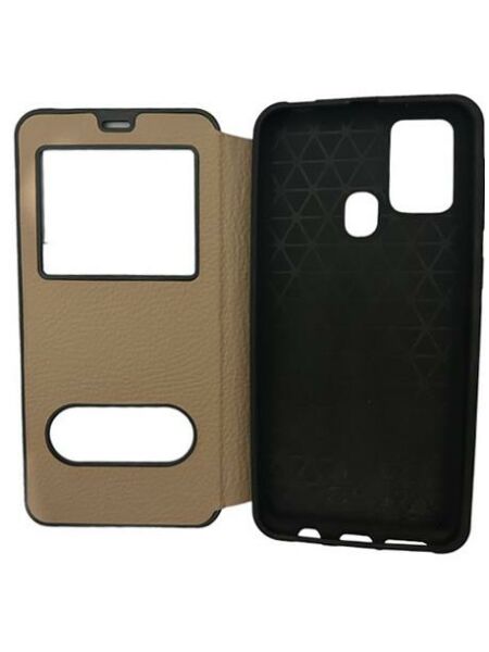 Jopus Galaxy M31 ile Uyumlu Premium Kapaklı Kılıf Mavi