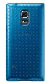 Galaxy S5 Mini ile Uyumlu Kılıf S View Mavi EF-CG800BEEGWW (Out)