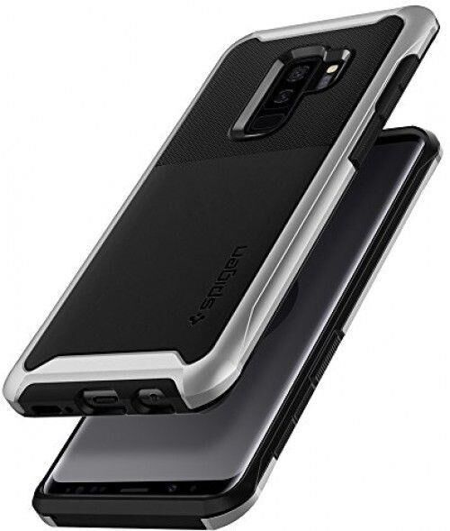 Spigen Galaxy S9 Plus ile Uyumlu Kılıf Neo Hybrid Urban Silver Arctic