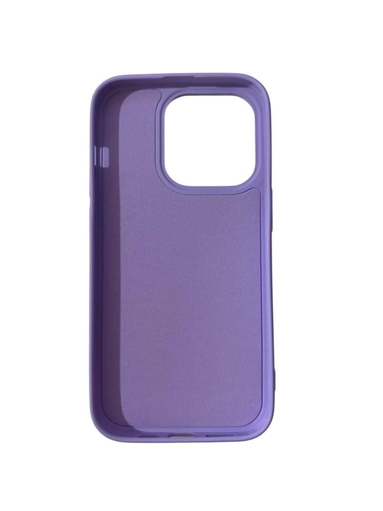 iPhone 14 Pro ile Uyumlu Cappy Silikon Kılıf Lila