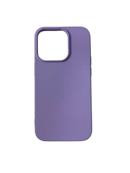 iPhone 14 Pro ile Uyumlu Cappy Silikon Kılıf Lila