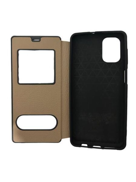 Jopus Galaxy M51 ile Uyumlu Premium Kapaklı Kılıf Gold