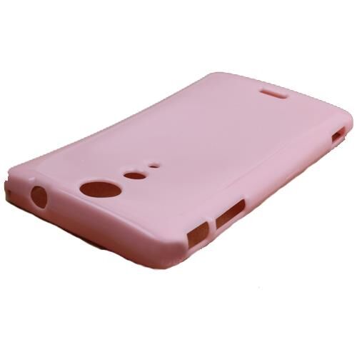 Xperia TX LT29i ile Uyumlu Deluxe Silikon Kılıf Pembe