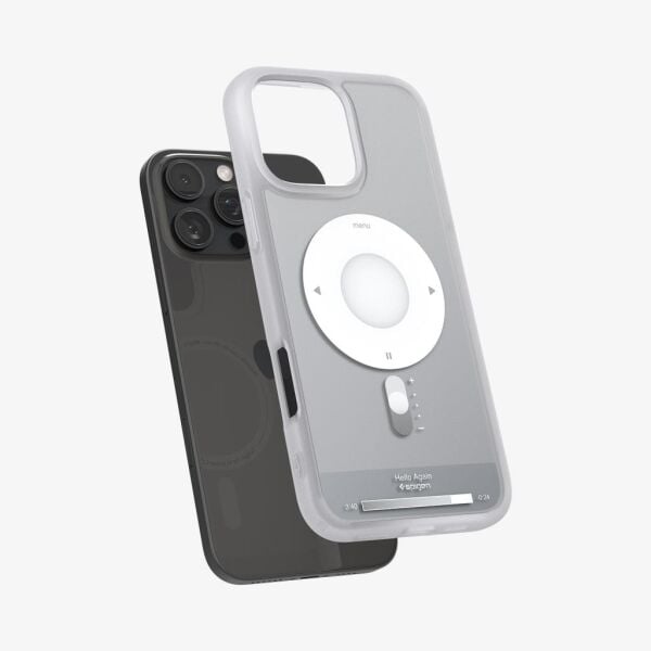 Spigen iPhone 16 Pro ile Uyumlu Kılıf Ultra Hybrid MagFit MagSafe Özellikli Classic Classic Silver