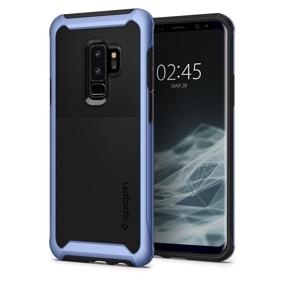 Spigen Galaxy S9 Plus ile Uyumlu Kılıf Neo Hybrid Urban Blue Coral