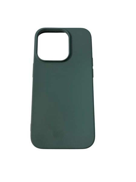 iPhone 14 Pro ile Uyumlu Cappy Silikon Kılıf Yeşil