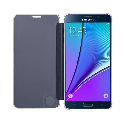 Galaxy Note5 ile Uyumlu Clear View Cover Fonksiyonel Kılıf Lacivert EF-ZN920CBEGWW