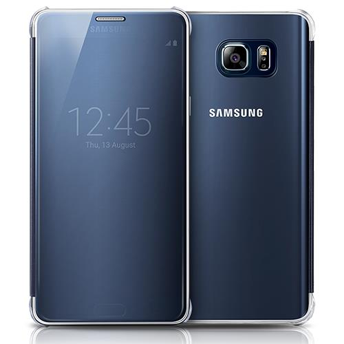 Galaxy Note5 ile Uyumlu Clear View Cover Fonksiyonel Kılıf Lacivert EF-ZN920CBEGWW