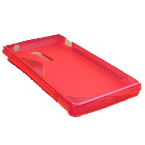 Xperia TX LT29i ile Uyumlu S Desenli Silikon Kılıf Pembe