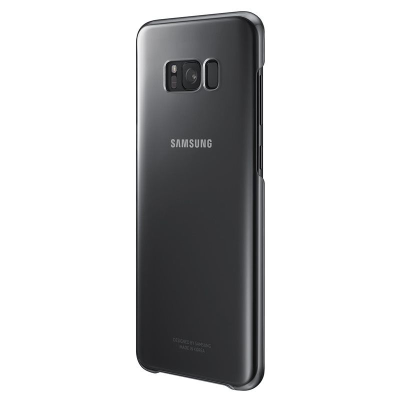 Galaxy S8 Plus ile Uyumlu Clear Cover Siyah EF-QG955CBEGWW (Out)