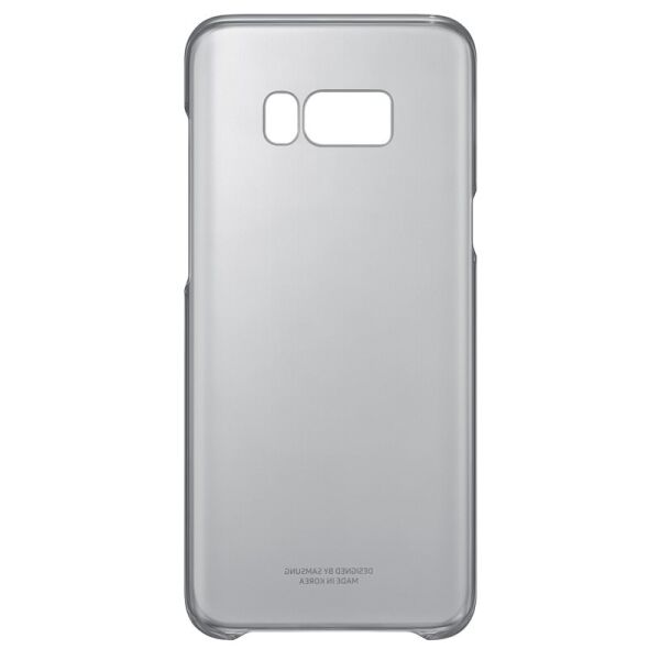 Galaxy S8 Plus ile Uyumlu Clear Cover Siyah EF-QG955CBEGWW (Out)