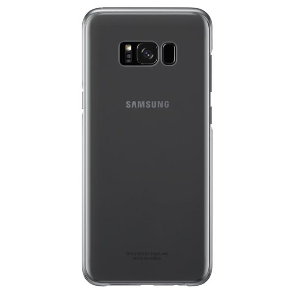 Galaxy S8 Plus ile Uyumlu Clear Cover Siyah EF-QG955CBEGWW (Out)