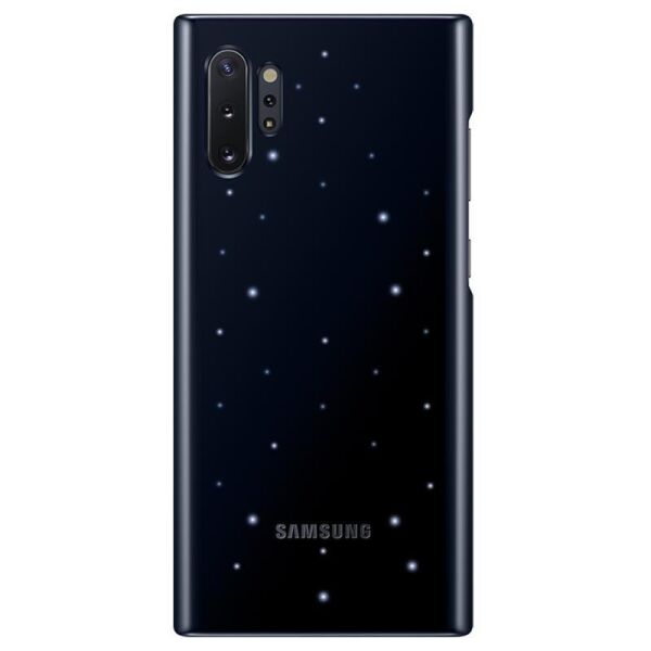 Galaxy Note 10+ ile Uyumlu LED Kılıf Siyah EF-KN975CBEGWW