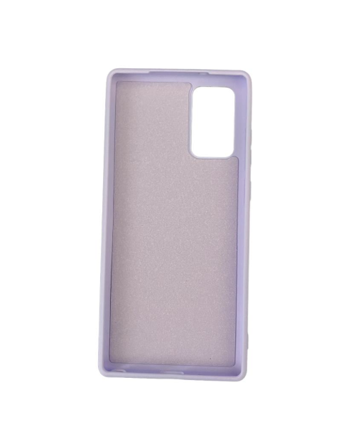 Galaxy Note 20 ile Uyumlu Cappy Silikon Kılıf Lila