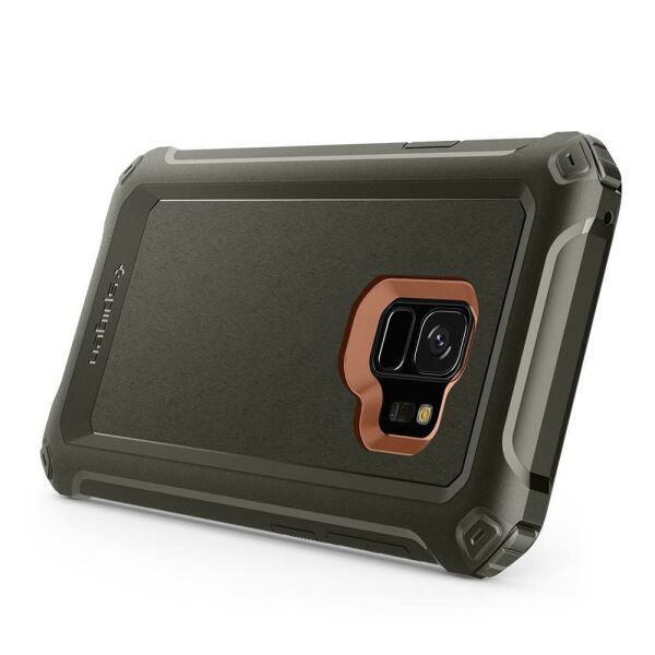 Spigen Galaxy S9 ile Uyumlu Kılıf Pro Guard Army Green