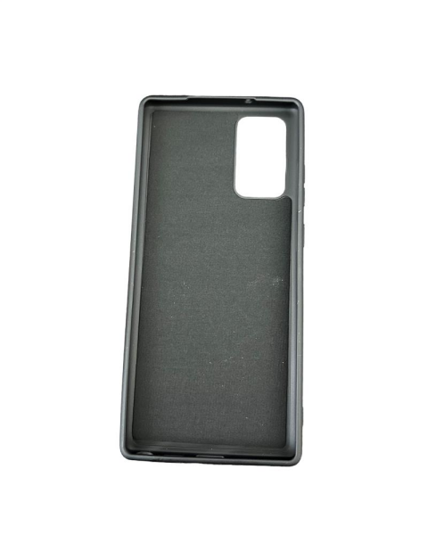 Galaxy Note 20 ile Uyumlu Cappy Silikon Kılıf Siyah