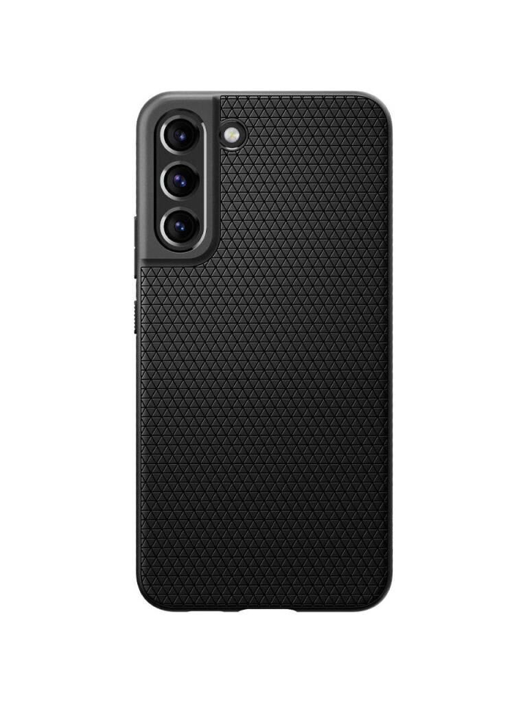 Spigen Galaxy S22 Plus 5G ile Uyumu Kılıf Liquid Air Matte Black