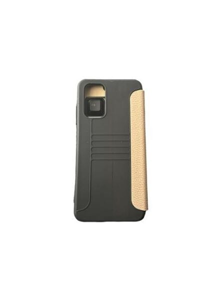 Jopus Galaxy A32 ile Uyumlu Premium Kapaklı Kılıf Gold