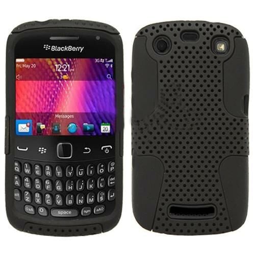 BlackBerry 9360 ile Uyumlu Curve Termo Plastik Silikon Kılıf Siyah Renk
