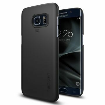 Spigen Galaxy S7 Edge ile Uyumlu Kılıf Thin Fit Ultra İnce Black