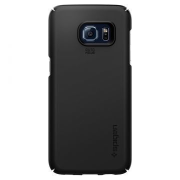 Spigen Galaxy S7 Edge ile Uyumlu Kılıf Thin Fit Ultra İnce Black