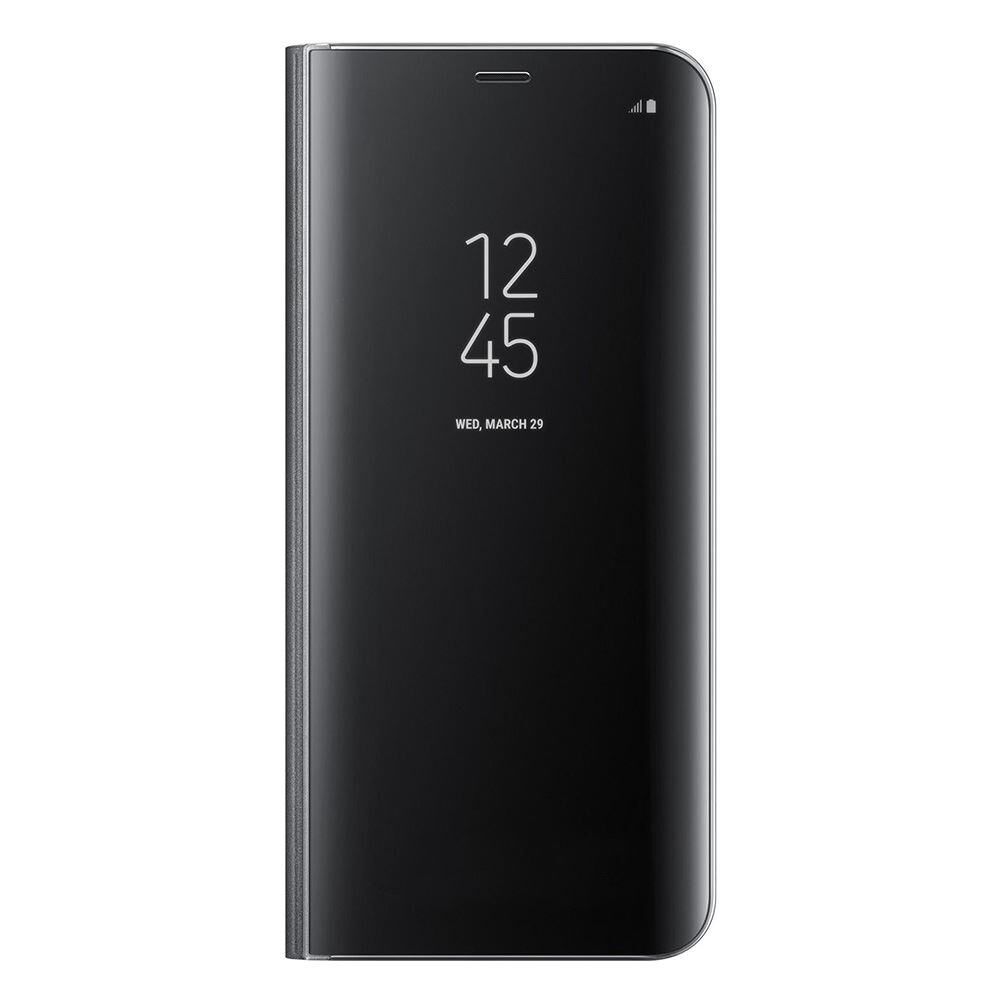 Galaxy S8 Plus ile Uyumlu Clear View Cover Kılıf Siyah EF-ZG955CBEGWW (Out)