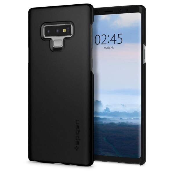 Spigen Galaxy Note 9 ile Uyumlu Kılıf Thin Fit Ultra İnce Black