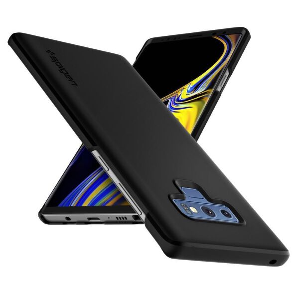 Spigen Galaxy Note 9 ile Uyumlu Kılıf Thin Fit Ultra İnce Black