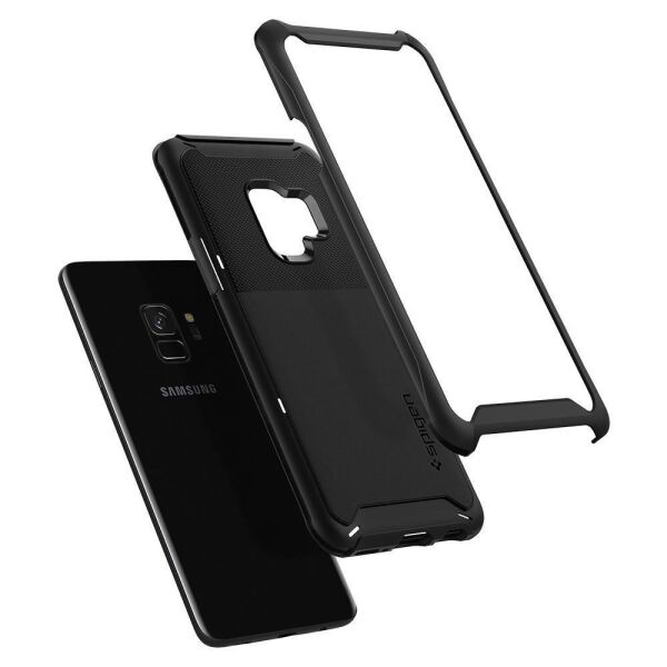 Spigen Galaxy S9 ile Uyumlu Kılıf Neo Hybrid Urban Midnight Black