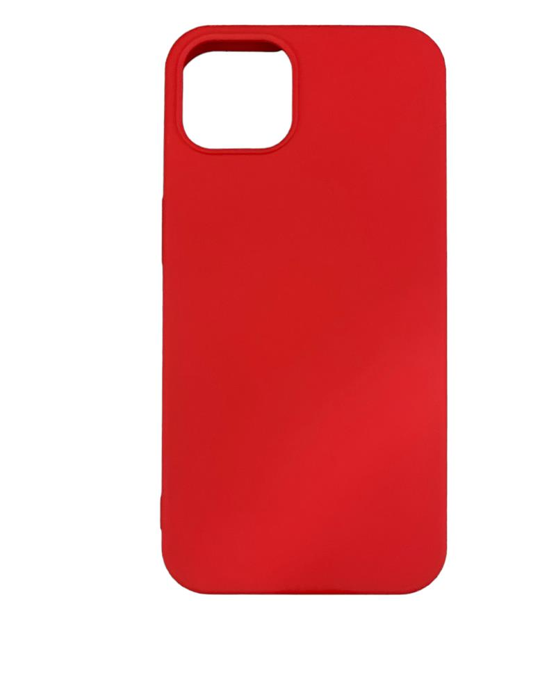 iPhone 13 ile Uyumlu Cappy Silikon Kılıf Kırmızı