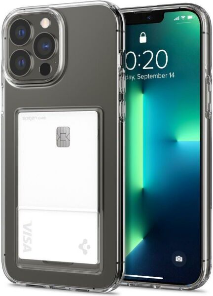 Spigen iPhone 13 Pro Max ile Uyumlu Kılıf Crystal Slot Crystal Clear