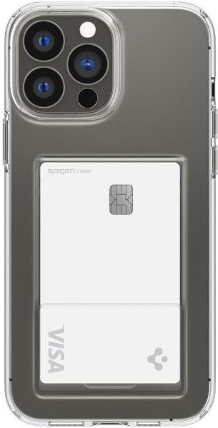 Spigen iPhone 13 Pro Max ile Uyumlu Kılıf Crystal Slot Crystal Clear
